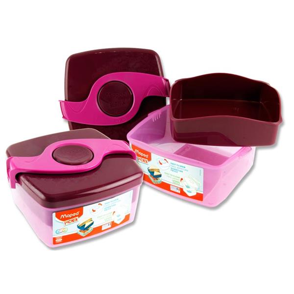 Lunch Box Origins Pink 1.4lts Maped 870101